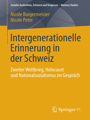 cover image of Intergenerationelle Erinnerung in der Schweiz